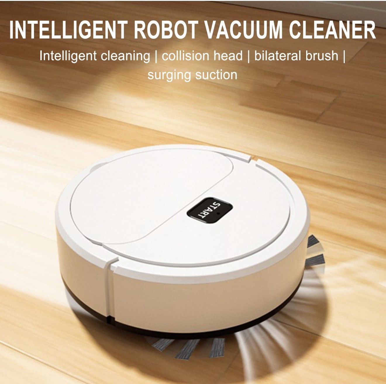 2 in 1 Intelligent Robot Vacuum Cleaner