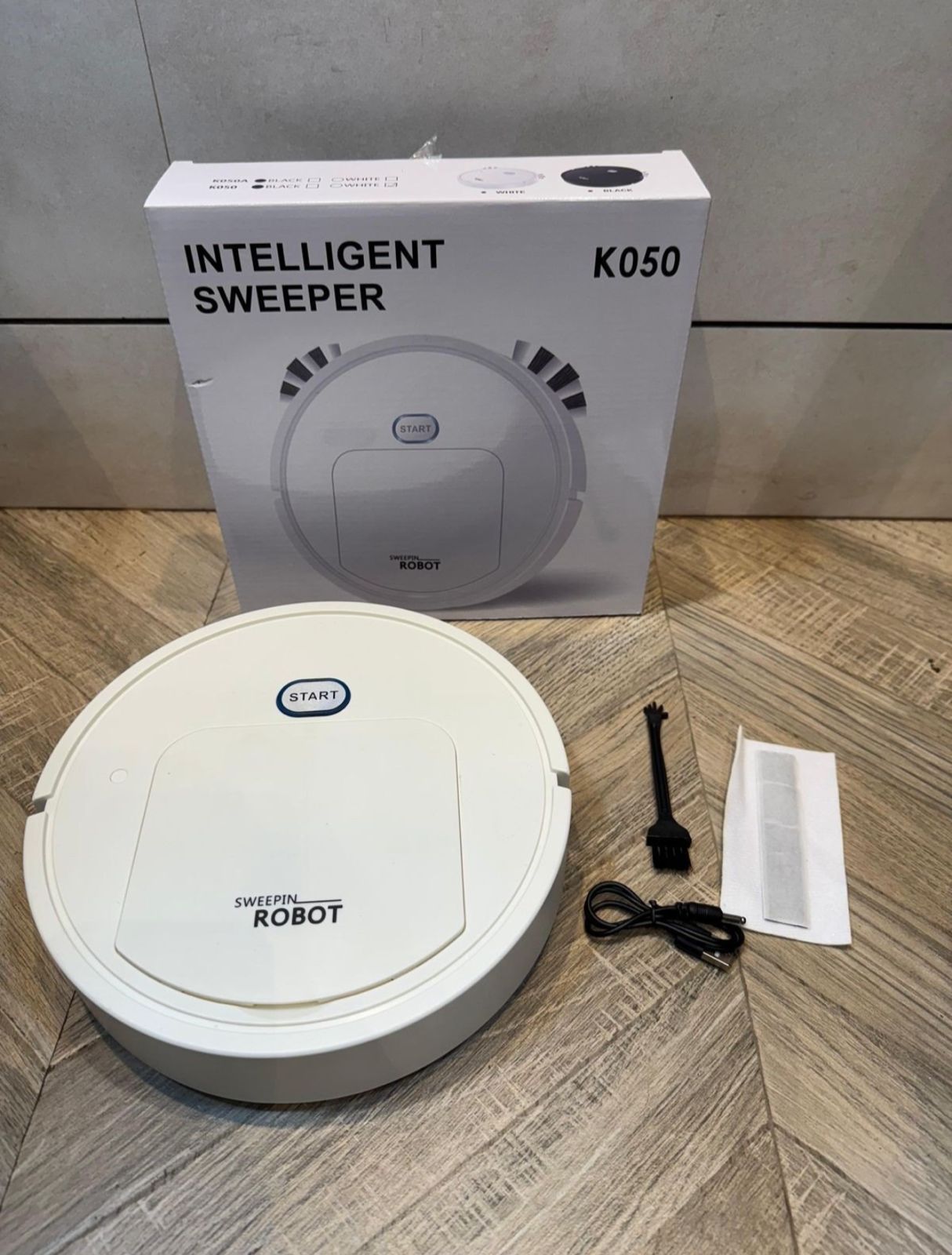 2 in 1 Intelligent Robot Vacuum Cleaner