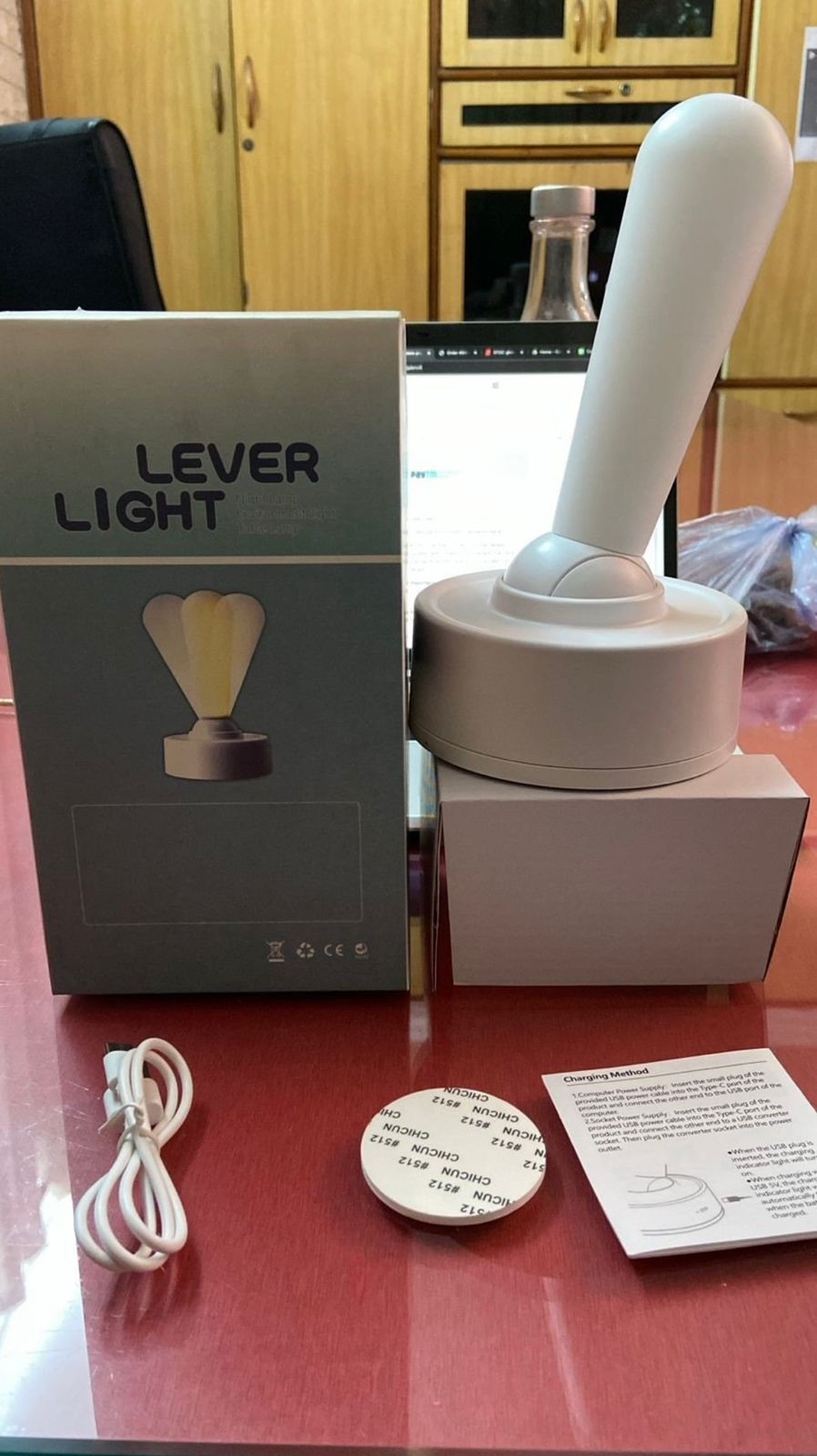 Lever Light Lamp