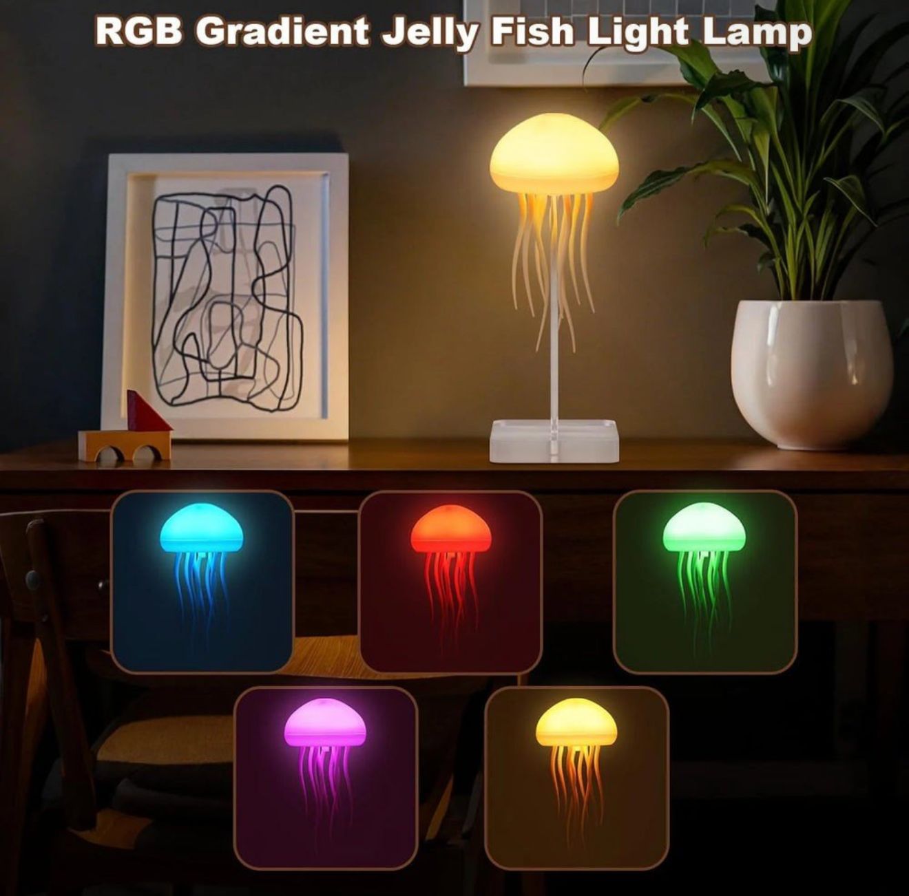 Multi Desk Octopus Cute Table Night Lamp